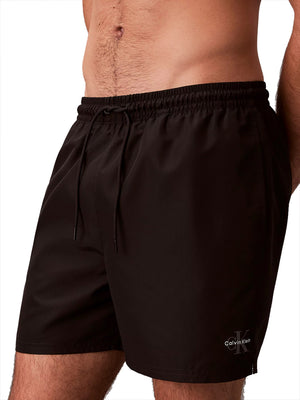 CALVIN BEACH Shorts Mare Calvin Beach Ck Monogram - Nero