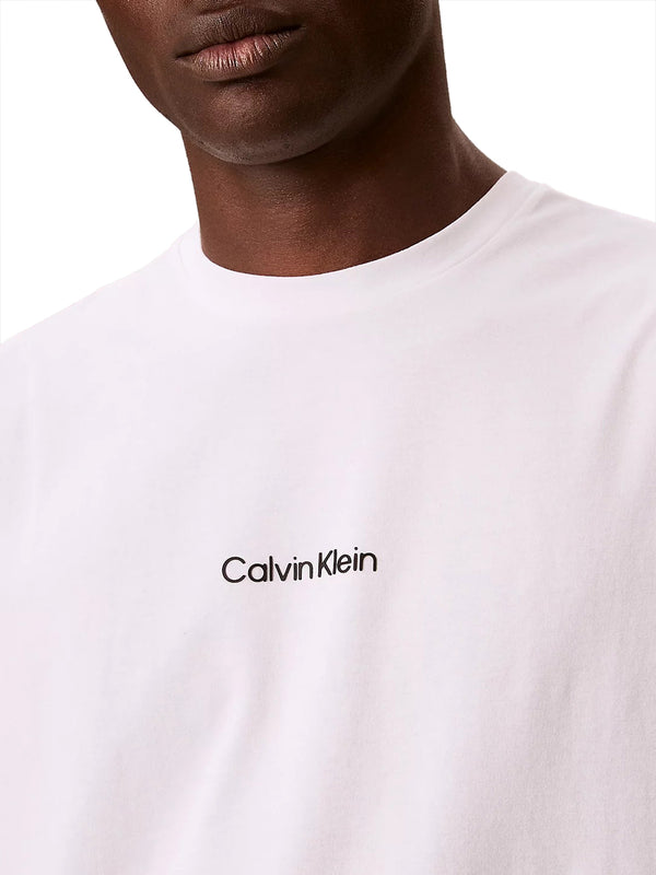 CALVIN BEACH Canotta Calvin Beach Coverups Icon Essentials - Bianco