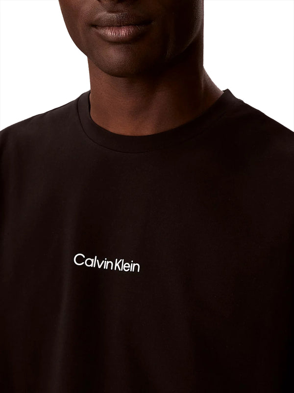 CALVIN BEACH Canotta Calvin Beach Coverups Icon Essentials - Nero