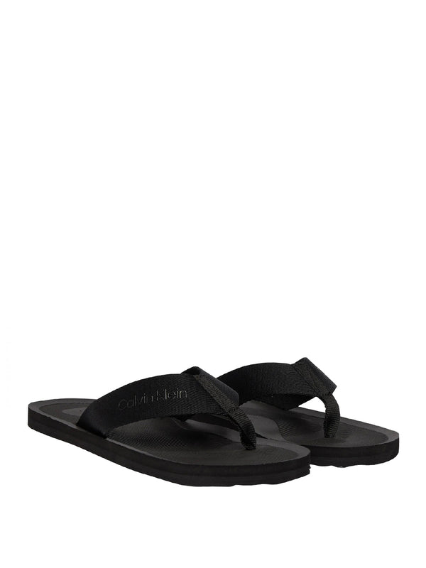 CALVIN CALZATURE 2USCITA Infradito Calvin Klein City Thong Slide - Nero