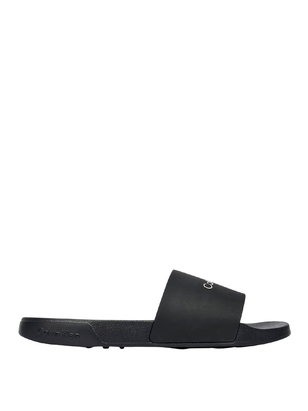 CALVIN CALZATURE 2USCITA Infradito Calvin Klein Chanclas Ess Slide Monobrand - Nero