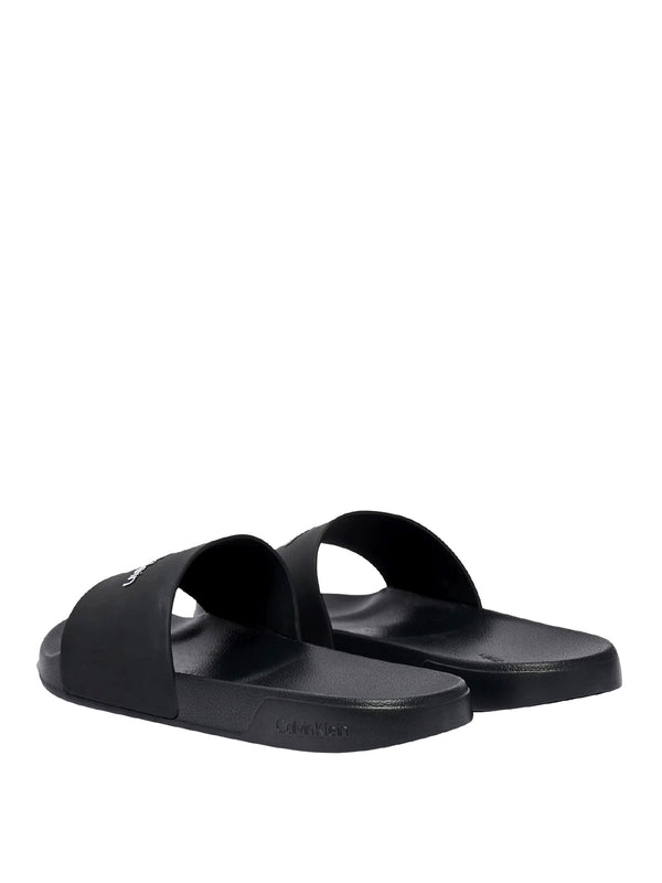 CALVIN CALZATURE 2USCITA Infradito Calvin Klein Chanclas Ess Slide Monobrand - Nero