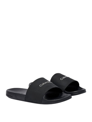 CALVIN CALZATURE 2USCITA Infradito Calvin Klein Chanclas Ess Slide Monobrand - Nero