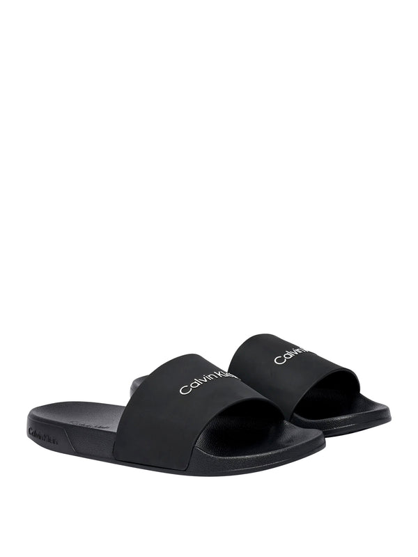 CALVIN CALZATURE 2USCITA Infradito Calvin Klein Chanclas Ess Slide Monobrand - Nero