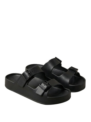 CALVIN CALZATURE 2USCITA Sandalo Calvin Klein Ergon Eva Double Bar - Nero