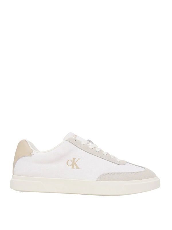 CALVIN CALZATURE 2USCITA Sneakers Calvin Klein Brooke Logo In Tela - Bianco
