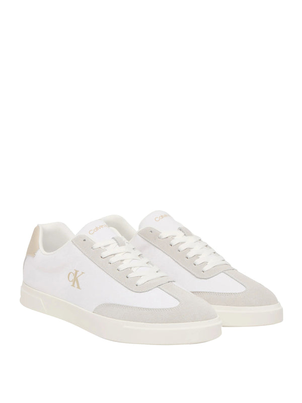 CALVIN CALZATURE 2USCITA Sneakers Calvin Klein Brooke Logo In Tela - Bianco