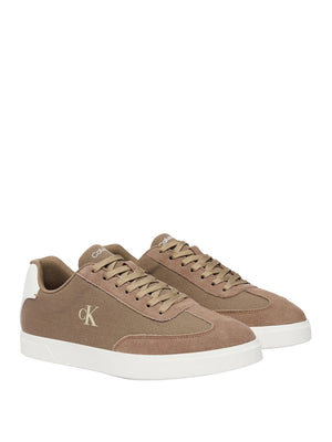 CALVIN CALZATURE 2USCITA Sneakers Calvin Klein Brooke Logo In Tela - Beige
