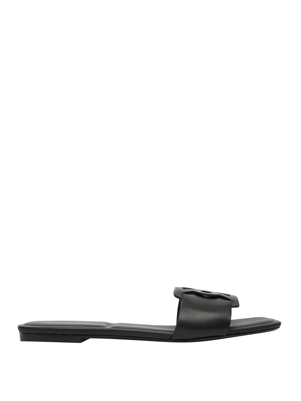 CALVIN CALZATURE 2USCITA Sandali Piatti Calvin Klein Emblem - Nero