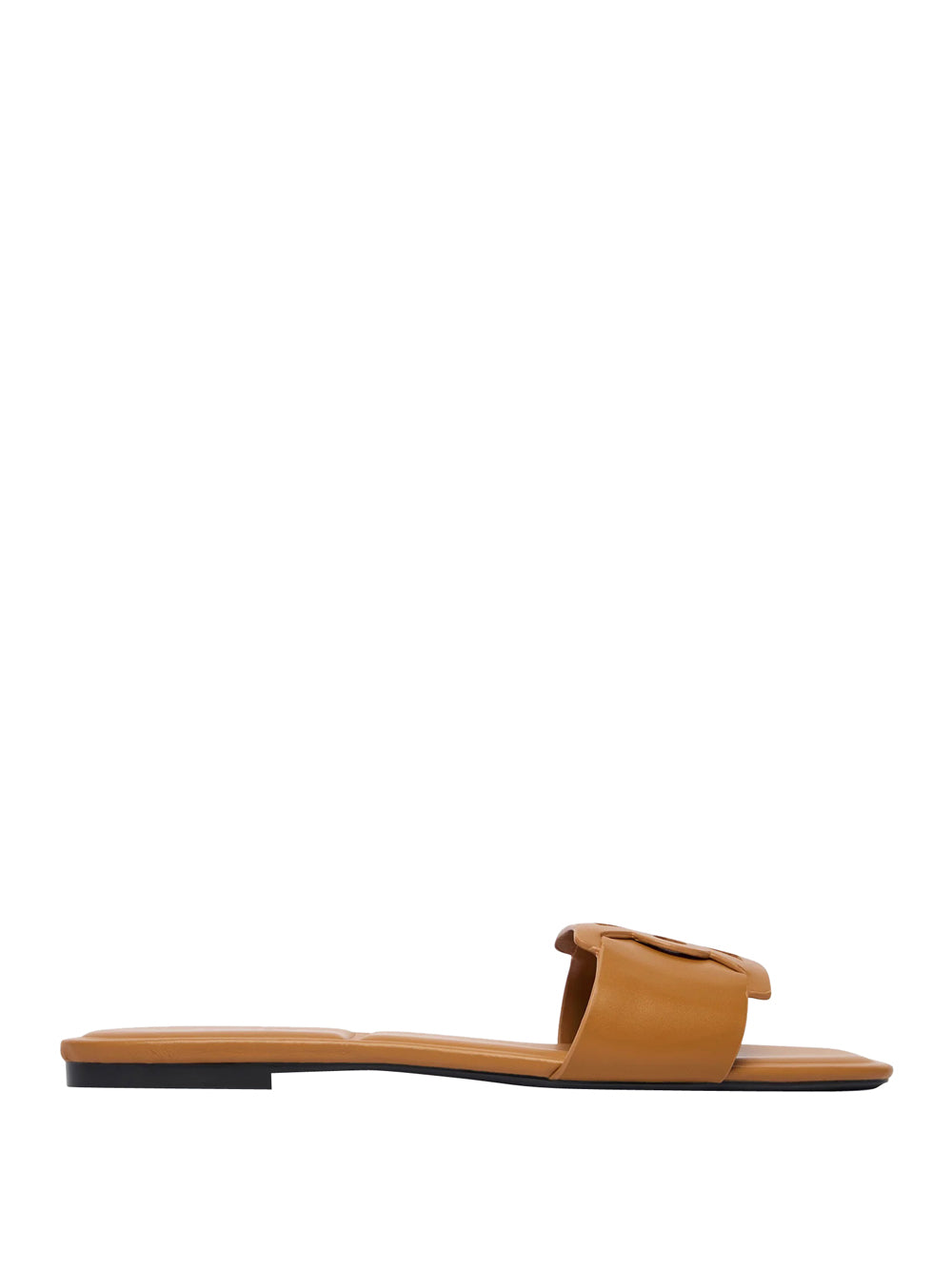 CALVIN CALZATURE 2USCITA Sandali Piatti Calvin Klein Emblem - Marrone