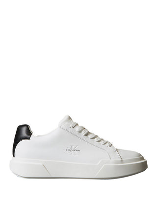 Calvin Klein Sneakers Calvin Klein In Pelle Liscia Con Logo - Bianco