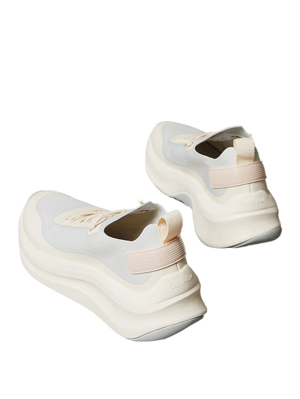 Calvin Klein Sneakers Sovradimensionate Con Calzino In Rete - Multi