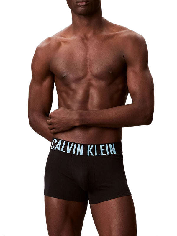 CALVIN UNDERWEAR Boxer Calvin Klein corti in confezione da 3 Intense Power Cotton Nero