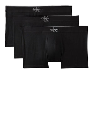 CALVIN UNDERWEAR Boxer Corti Calvin Klein Graphic Monogram Cotton Stretch - Nero