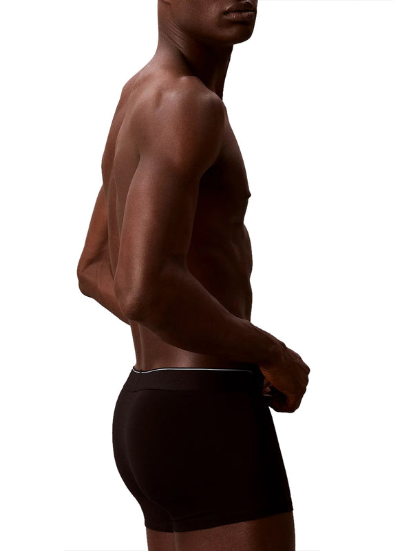 CALVIN UNDERWEAR Boxer Corti Calvin Klein Graphic Monogram Cotton Stretch - Nero