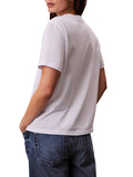 Calvin Klein T-Shirt Classica Calvin Klein Con Logo Grafico - Bianco
