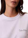 Calvin Klein T-Shirt Classica Calvin Klein Con Logo Grafico - Bianco