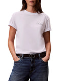 Calvin Klein T-Shirt Classica Calvin Klein Con Logo Grafico - Bianco
