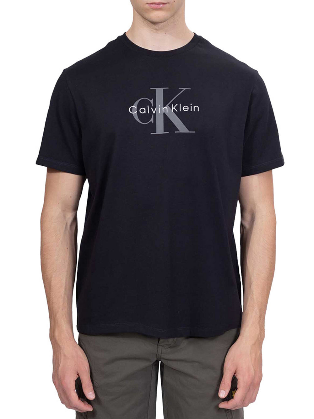 Calvin Klein T-Shirt Calvin Klein Ss Hero Monologo Tee - Nero