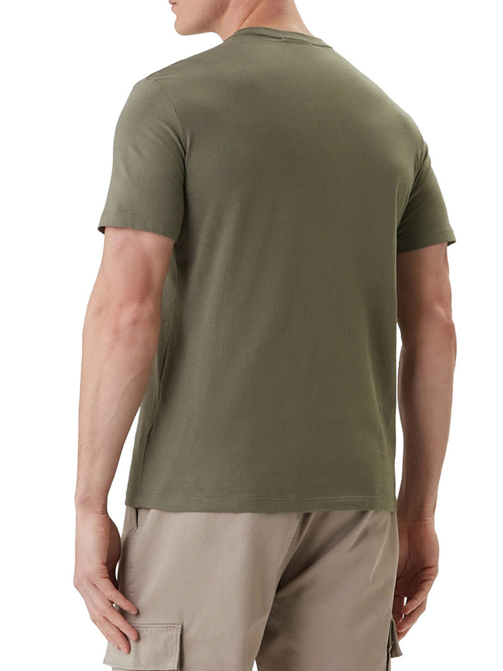 Calvin Klein T-Shirt Ss 30S Clssc Micro Calvin Klein - Verde