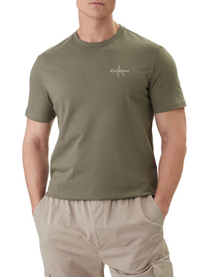 Calvin Klein T-Shirt Ss 30S Clssc Micro Calvin Klein - Verde