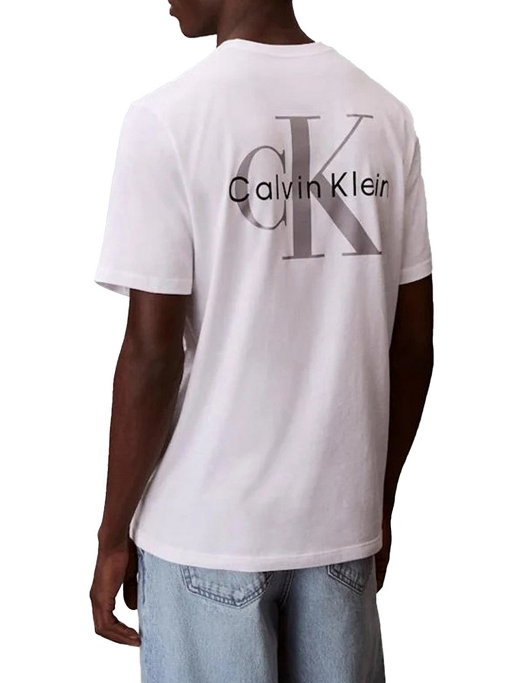 Calvin Klein T-Shirt Ss 30S Classic Back Calvin Klein - Bianco