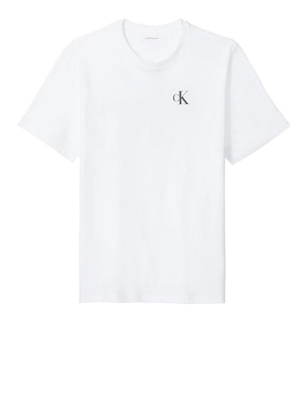 Calvin Klein T-Shirt Ss 30S Classic Back Calvin Klein - Bianco