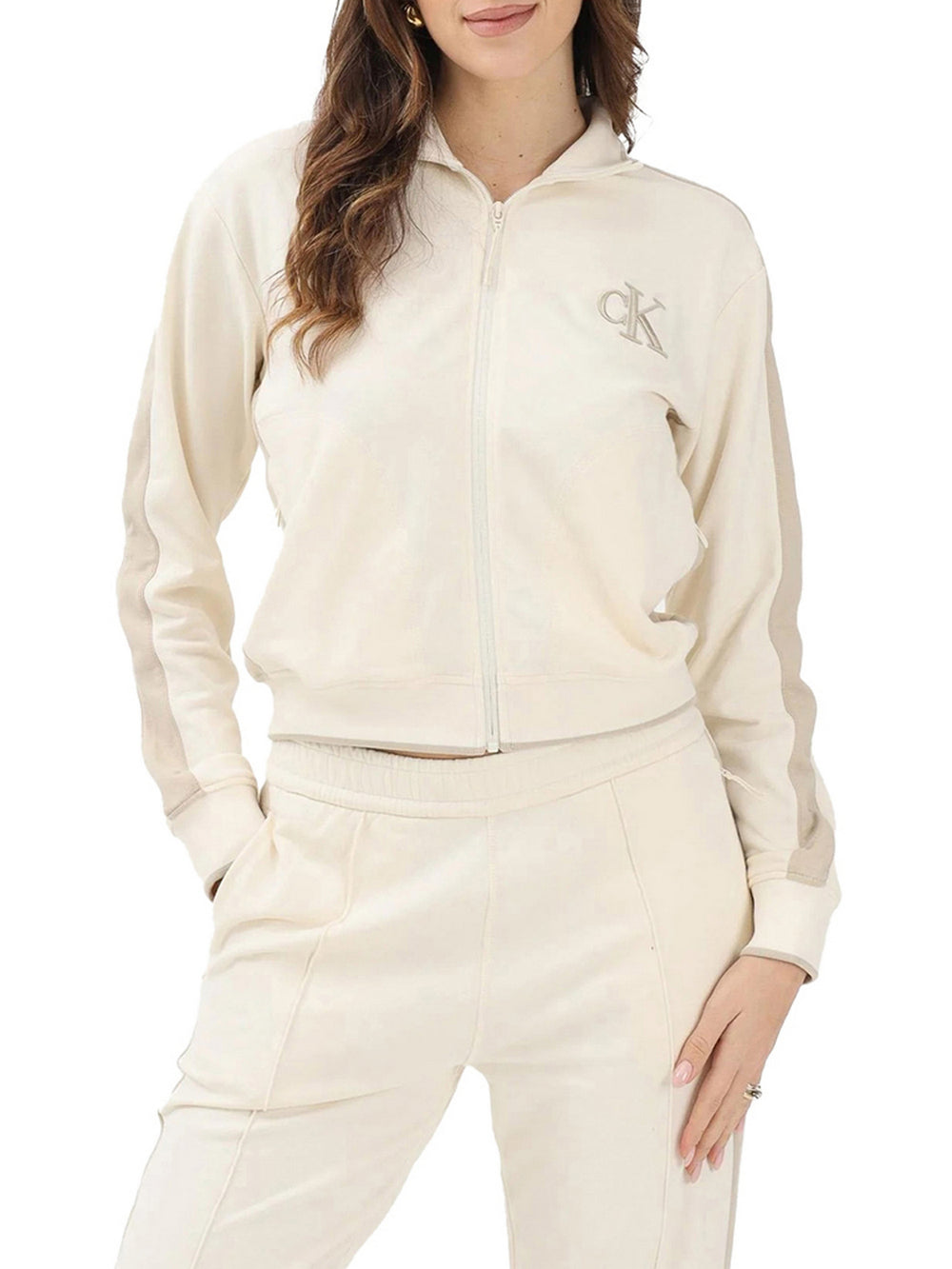 Calvin Klein Felpa Calvin Klein Terry - Crema