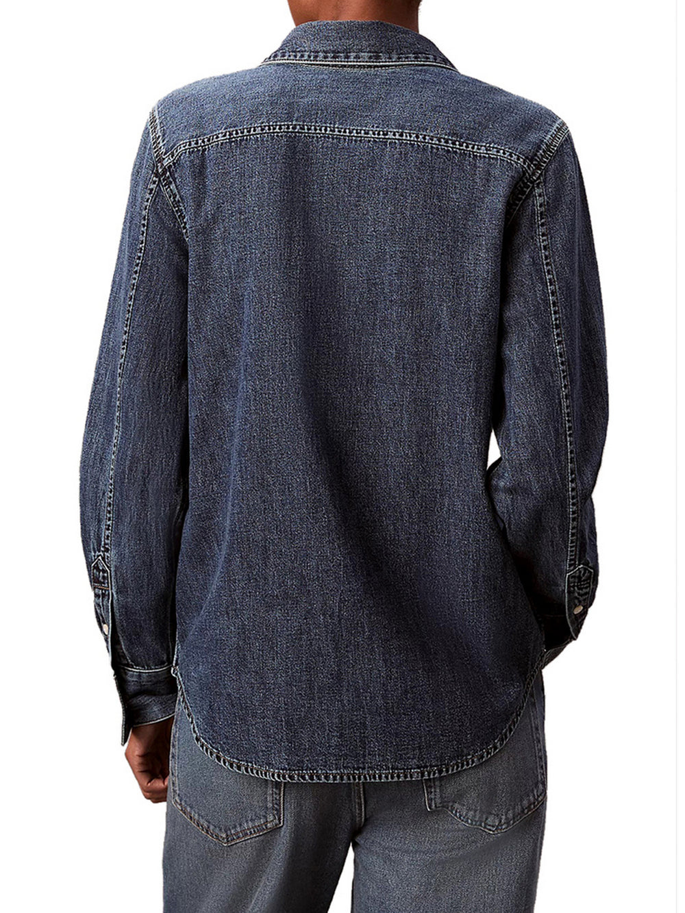 Calvin Klein Camicia In Denim Calvin Klein - Dark Denim