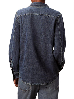 Calvin Klein Camicia In Denim Calvin Klein - Dark Denim