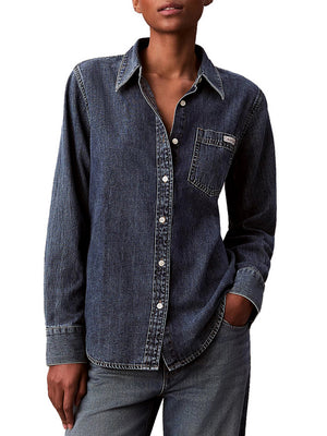Calvin Klein Camicia In Denim Calvin Klein - Dark Denim
