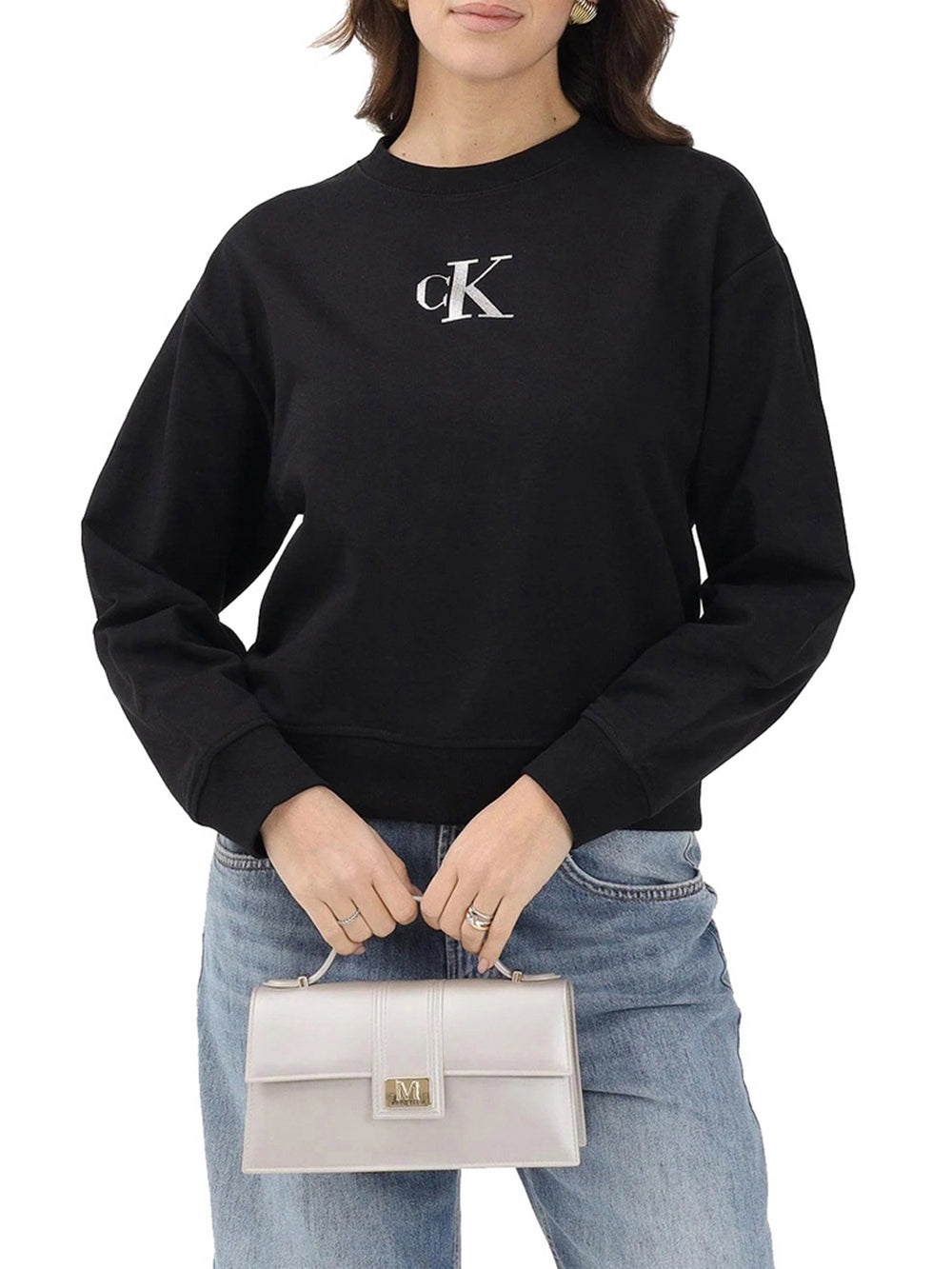 Calvin Klein Felpa Calvin Klein Girocollo - Nero