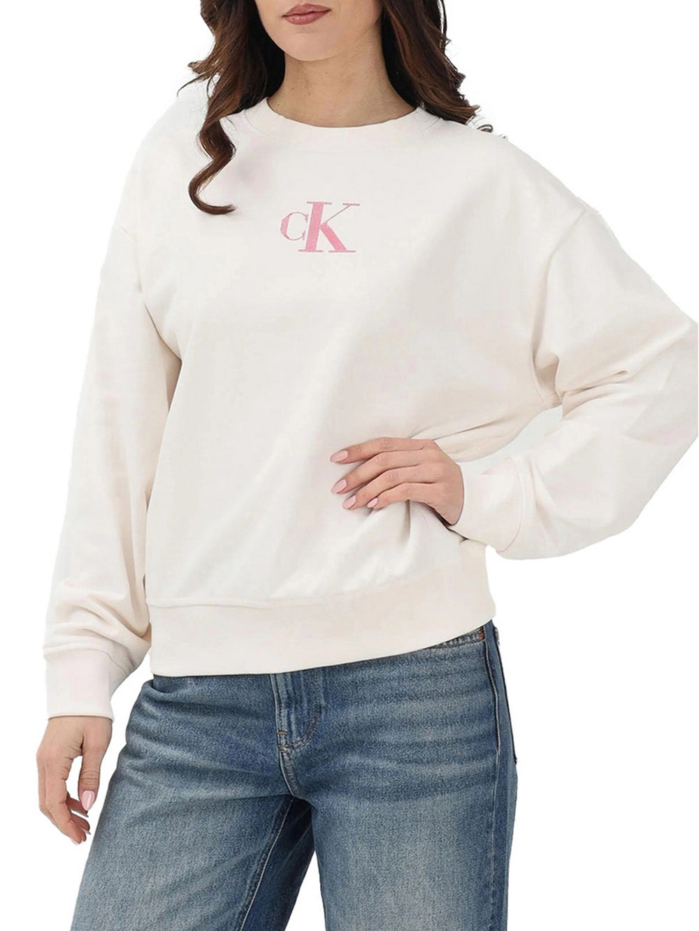 Calvin Klein Felpa Calvin Klein Classic Foil - Cema