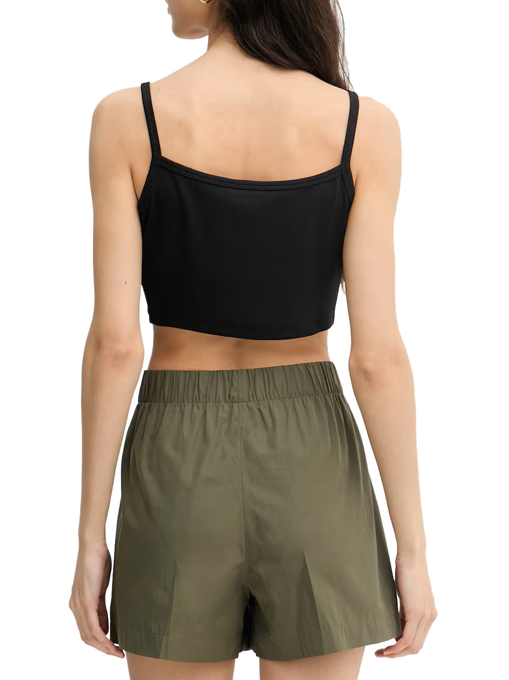CALVIN2 2USCITA Top Calvin Klein Woven Label 2x2 Baby - Nero