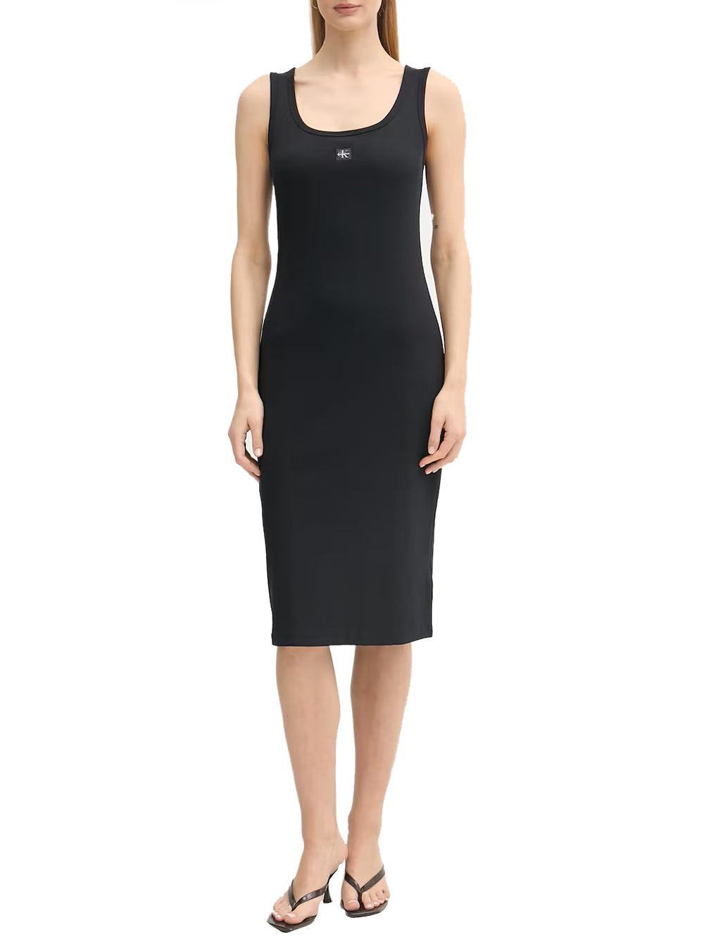 CALVIN2 2USCITA Abito Calvin Klein Logo Frontale - Nero