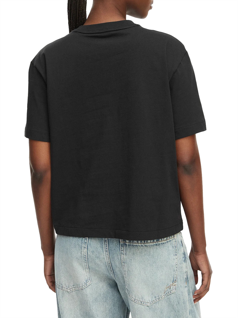 CALVIN2 2USCITA T-Shirt Calvin Klein Ss Graphic Boxy Tee - Nero