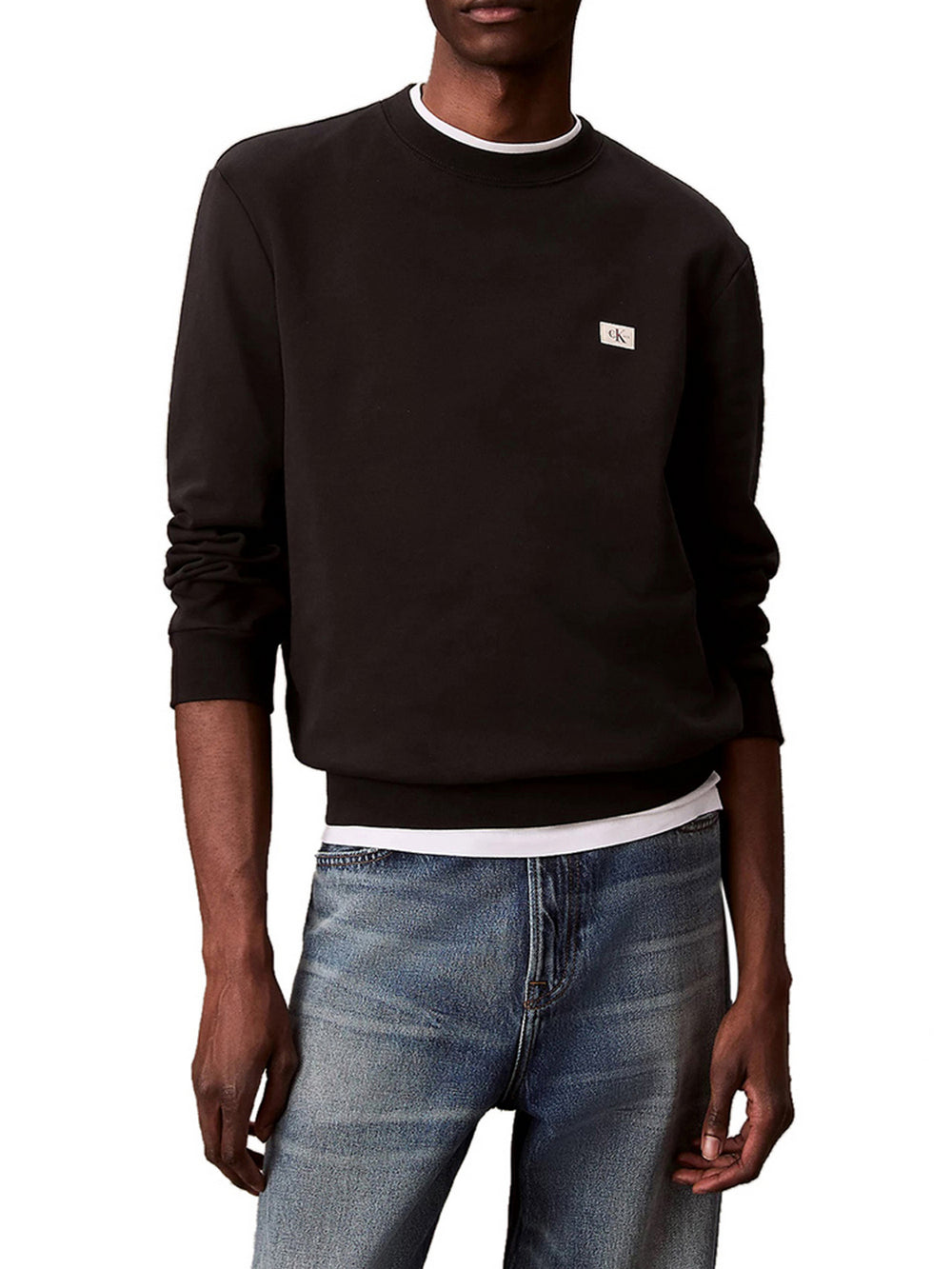 Calvin Klein Felpa Calvin Klein Monologo - Nero