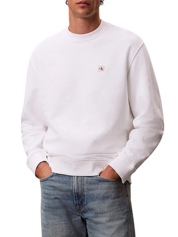 Calvin Klein Felpa Calvin Klein Monologo - Bianco