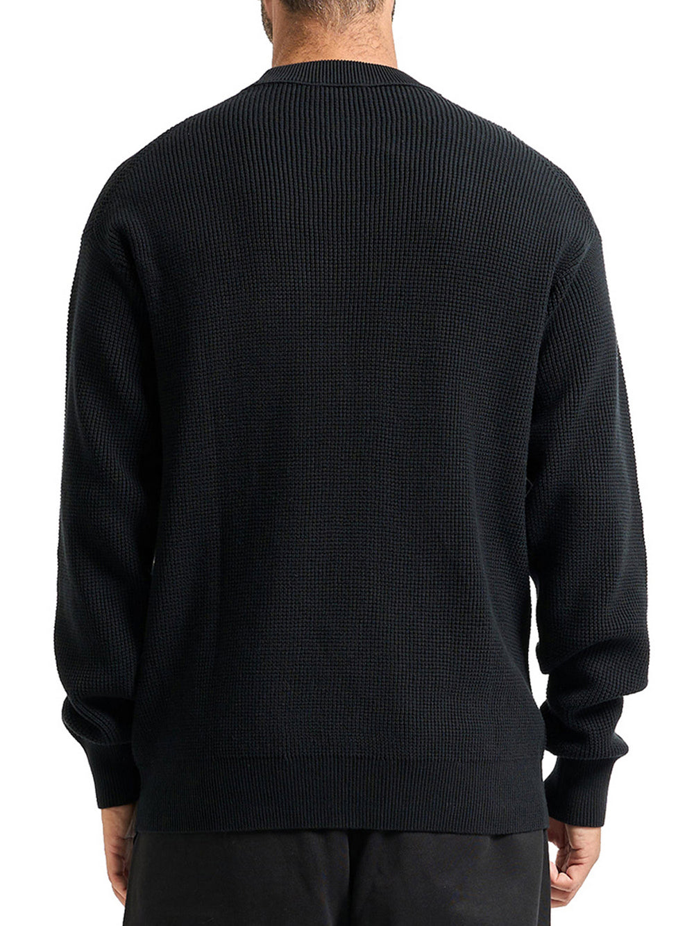 Calvin Klein Maglione Calvin Klein Cotton Waffle - Nero
