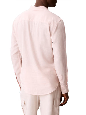 CALVIN2 2USCITA Camicia Calvin Klein In Tinta Unita - Pesca