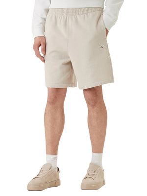 CALVIN2 2USCITA Short Calvin Klein Sportivi 350Terry Badge - Beige
