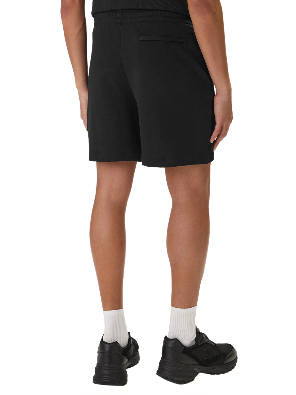 CALVIN2 2USCITA Calvin Klein Short Sportivi 350Terry Badge - Nero