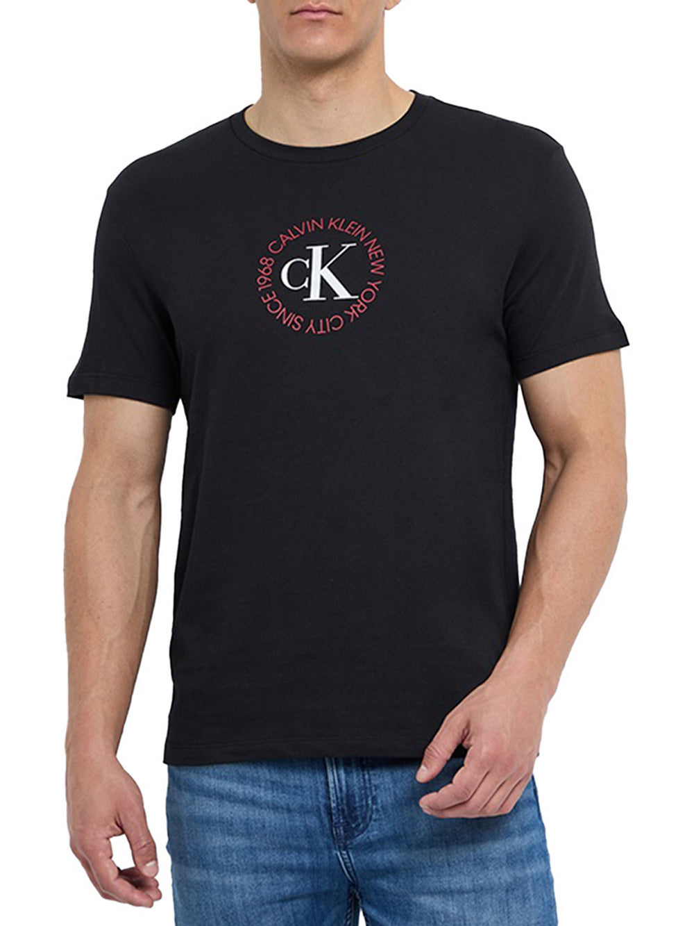 Calvin Klein T-Shirt 30S Whsl Ck Word Calvin Klein - Nero