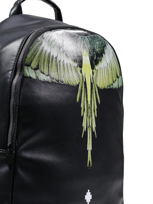 Marcelo Burlon Zaino Marcelo Burlon Printed - Nero/Giallo