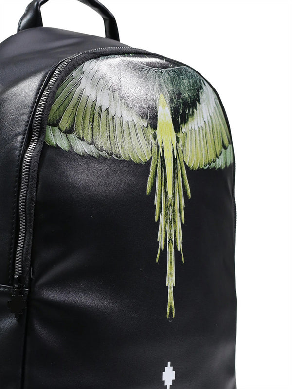 Marcelo Burlon Zaino Marcelo Burlon Printed - Nero/Giallo