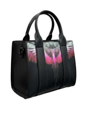 COUNTY OF MILAN Borsa a Tracolla Mini Tote County Of Milan - Nero/Multi