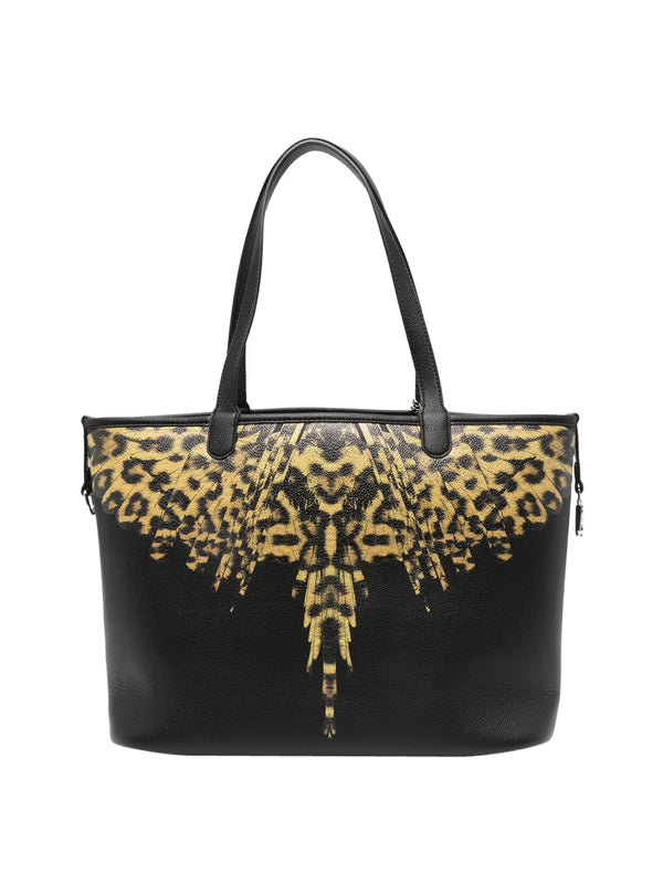 COUNTY OF MILAN Borsa a Tracolla County Of Milan - Nero/Leopardato