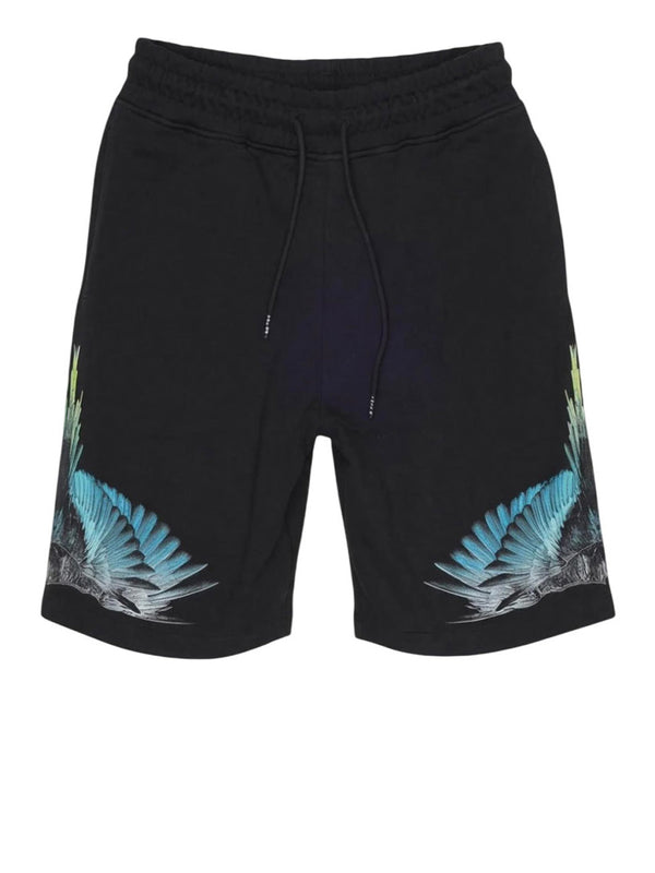 COUNTY OF MILAN Bermuda Marcelo Burlon In Cotone - Nero/Multi