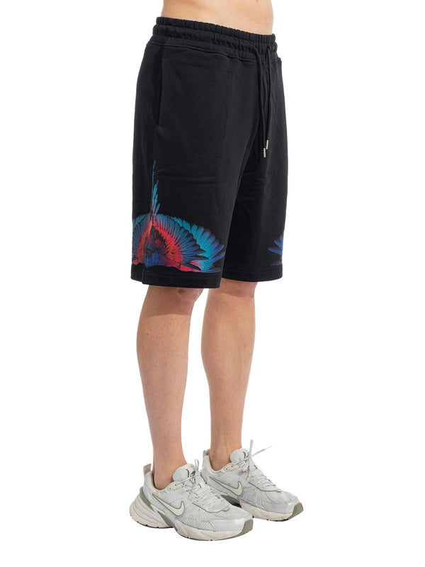 COUNTY OF MILAN Bermuda Marcelo Burlon In Cotone - Nero/Multi
