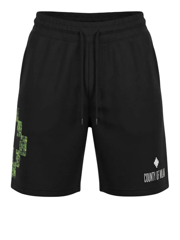 COUNTY OF MILAN Bermuda Marcelo Burlon In Cotone - Nero
